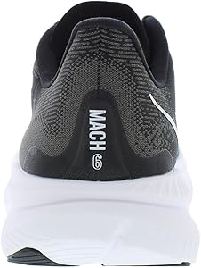 HOKA ONE ONE Women's Mach 6 Sneaker, Black/White, 6 : Amazon.ca